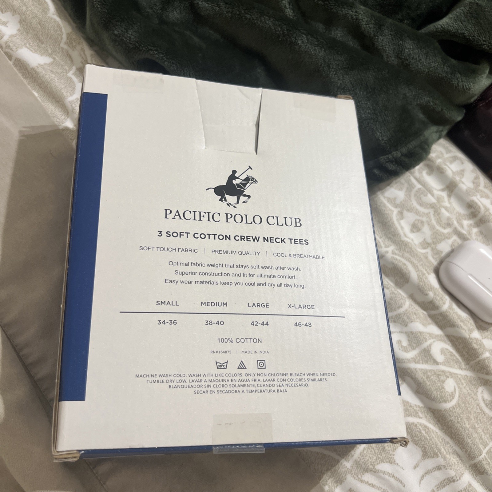 Pacific Polo Club T Shirts For Men L Set Of 3 T Shirts Pack