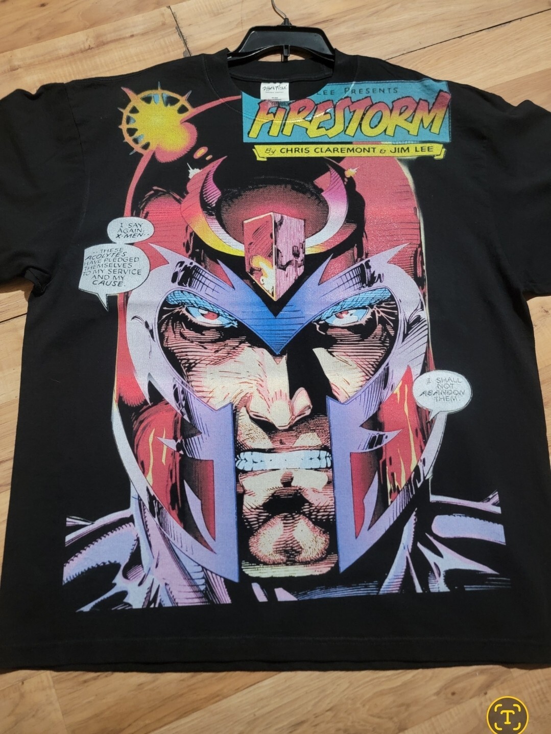 MAGNETO ON A SHAKA HEAVYWEIGHT GARMET DYED T SHIRT « MODERN »