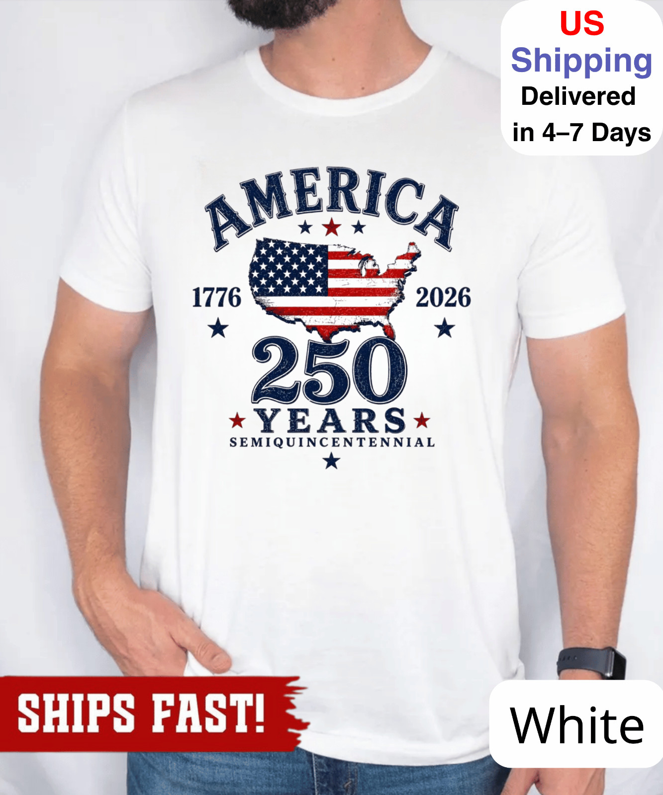 America 250 Shirt, 250th Anniversary Shirt, USA 250 Years Tee, American Flag Shi