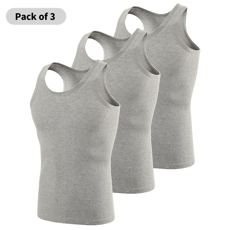 1-5 Pack Men 100% Cotton Tagless Ribbed Tank Top A-Shirt Wife Beater Undershirt
