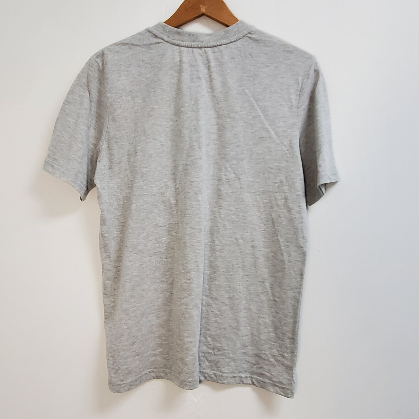 Smiley World Shirt Men Medium Grey Go Ahead Smile Graphic Tee