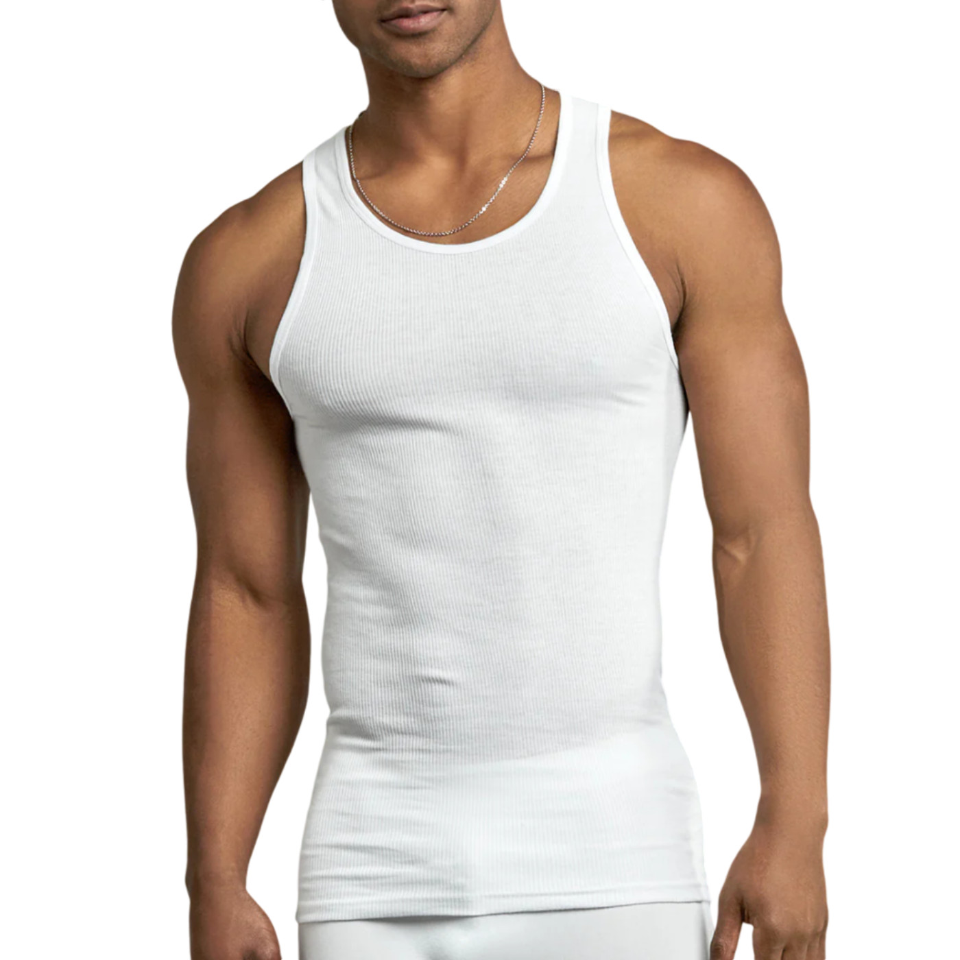 3 Pack Men&rsquo;s A-Shirts Cotton Tank Top S-3XL Basic Underwear Menswear Workout