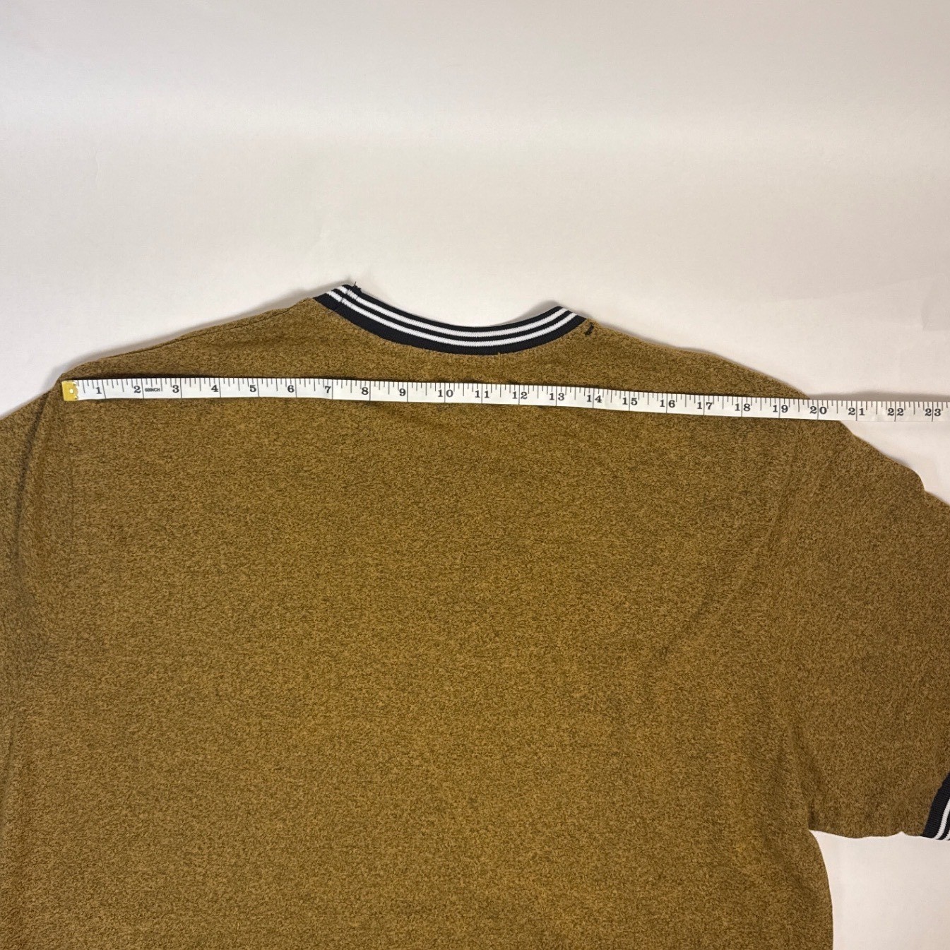 Lions Crest English Laundry Mens 3XL Ringer T-Shirt Mustard Gold