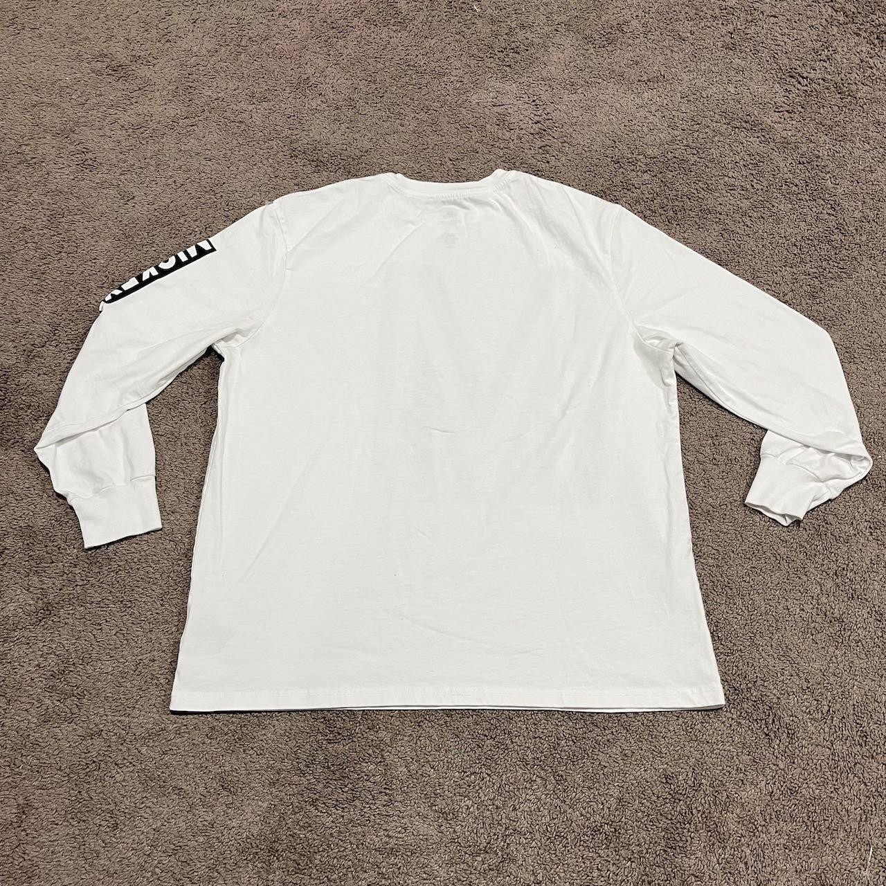 Disney Mickey Mouse Graphic Long Sleeve Crewneck T-Shirt Men&rsquo;s XL White Tee