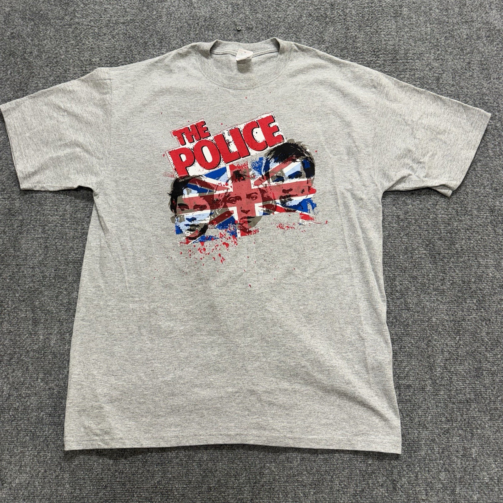 The Police World Tour 07-08 T-Shirt Men’s XL Anvil Cotton Blend Rock Band Y2K