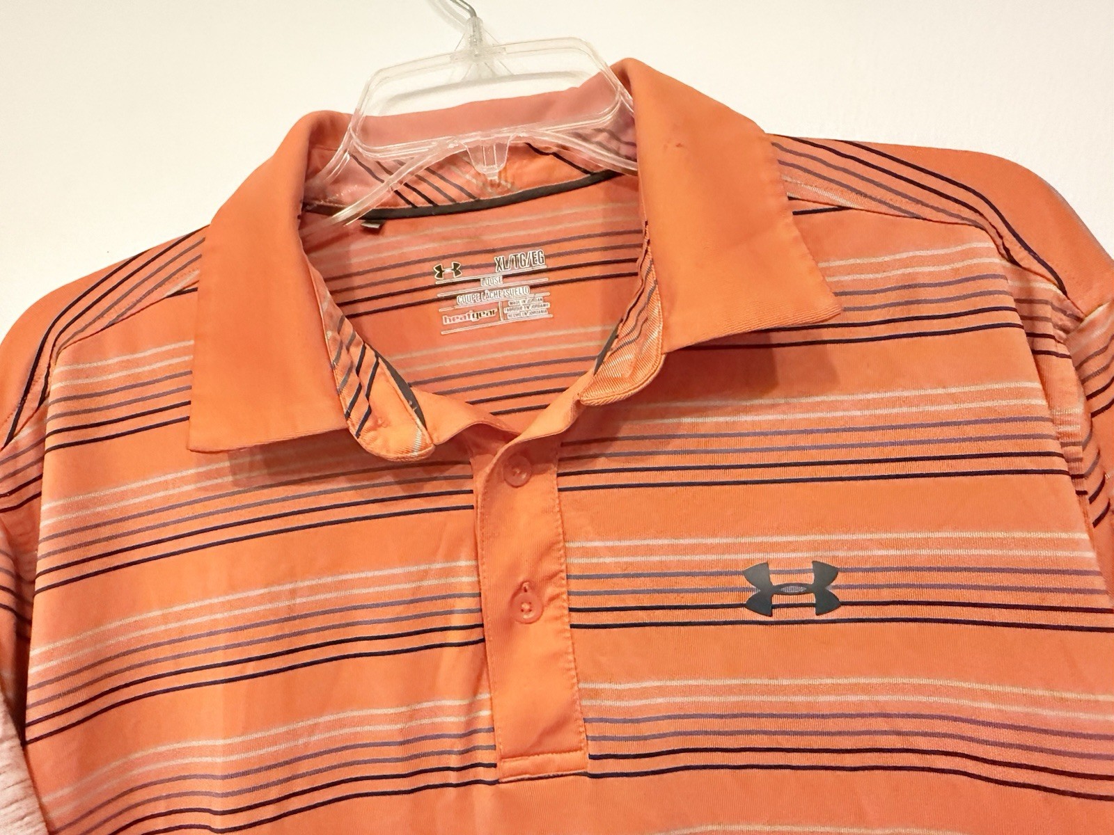 Lot of 6 Nike Under Armour Eddie Bauer Pacers Men&rsquo;s Shirt Size XL Polo 1/4 Zip