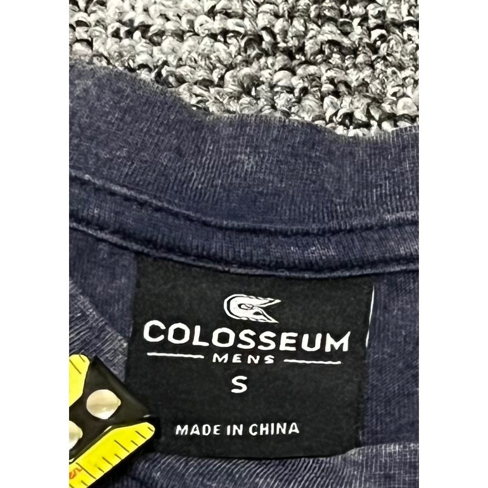 Colosseum Fresno State Bulldogs Mens Small Acid Wash Graphic T-Shirt Charcoal