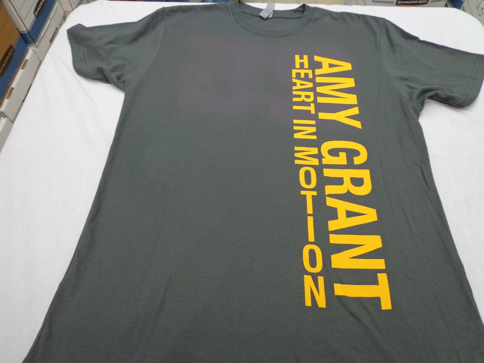 Amy Grant 25 Heart In Motion Concert Album T Shirt Medium New with Flaw