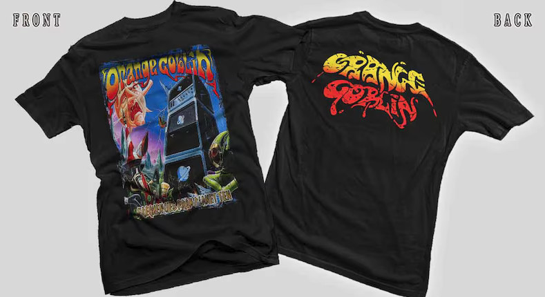 New Dtg/Dtf printed T-shirt – ORANGE GOBLIN- Frequencies from Planet Ten