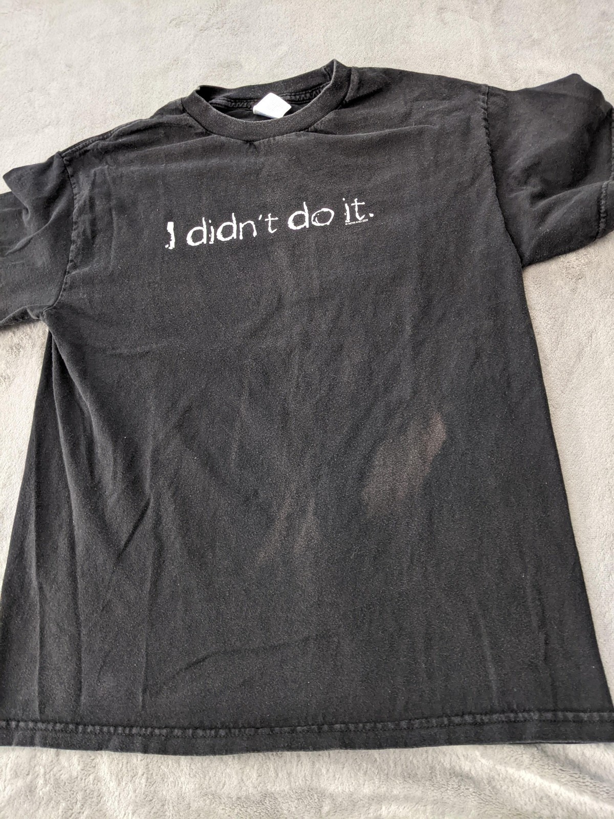 Now And Zen Shirt Mens Medium Black I Didn&rsquo;t Do It Graphic Tee Funny Humor