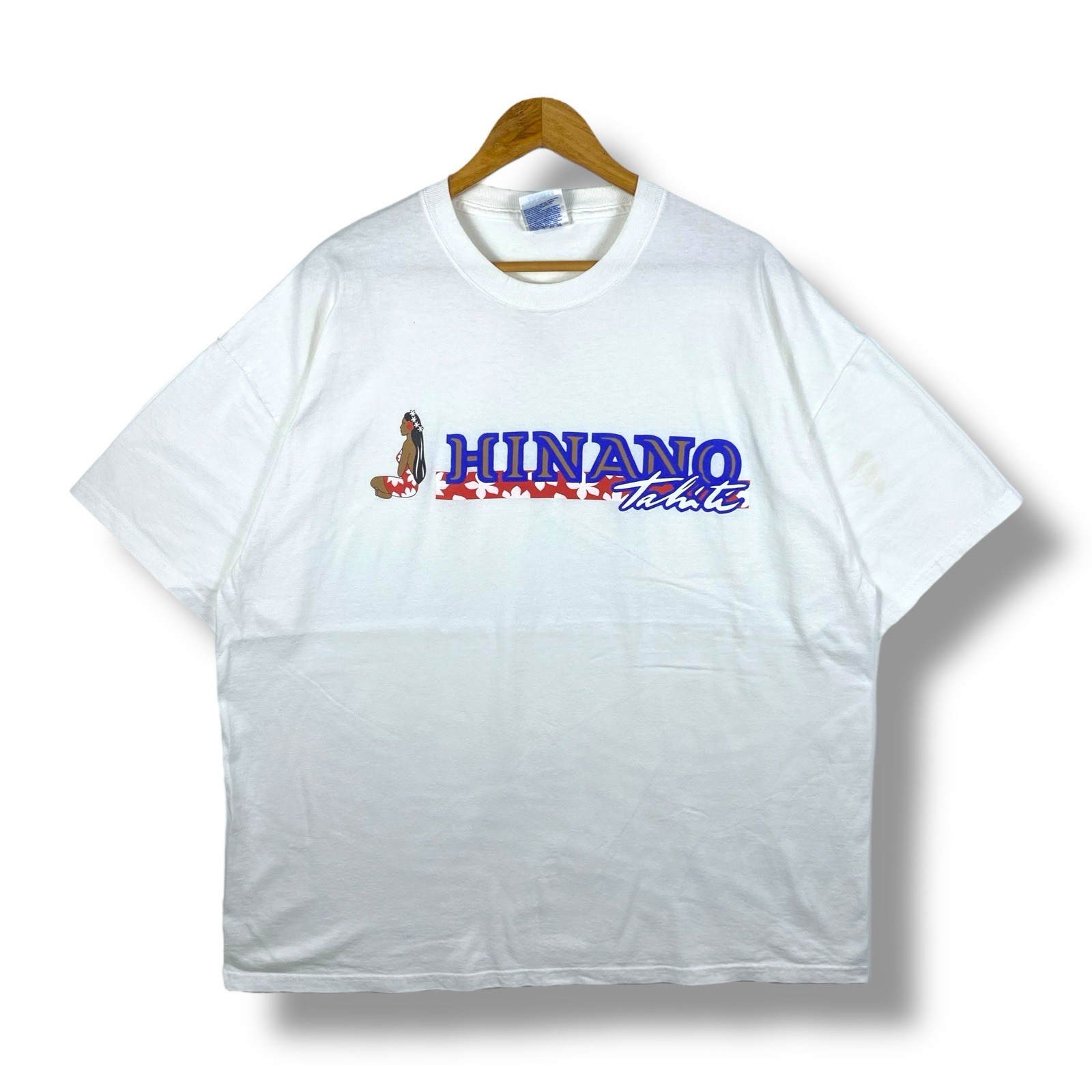 Vintage 90&rsquo;s HINANO TAHITI Beer Graphic Tee Shirt 2-Large Size