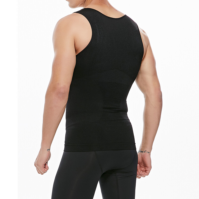 Men Gynecomastia Compression Shirts Slimming Undershirt Tank Top Abs Body Shaper