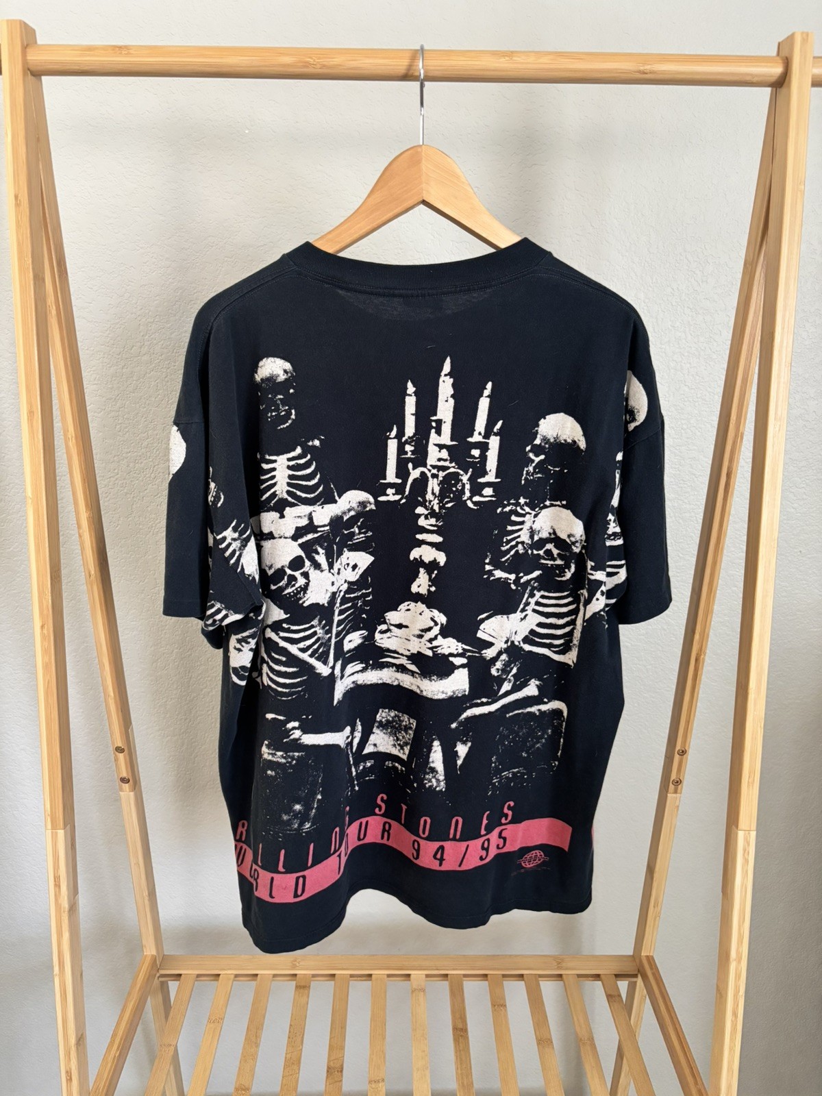 Vintage Rolling Stones Voodoo Lounge 1994 Tour Shirt Size XL Brockum Made In USA