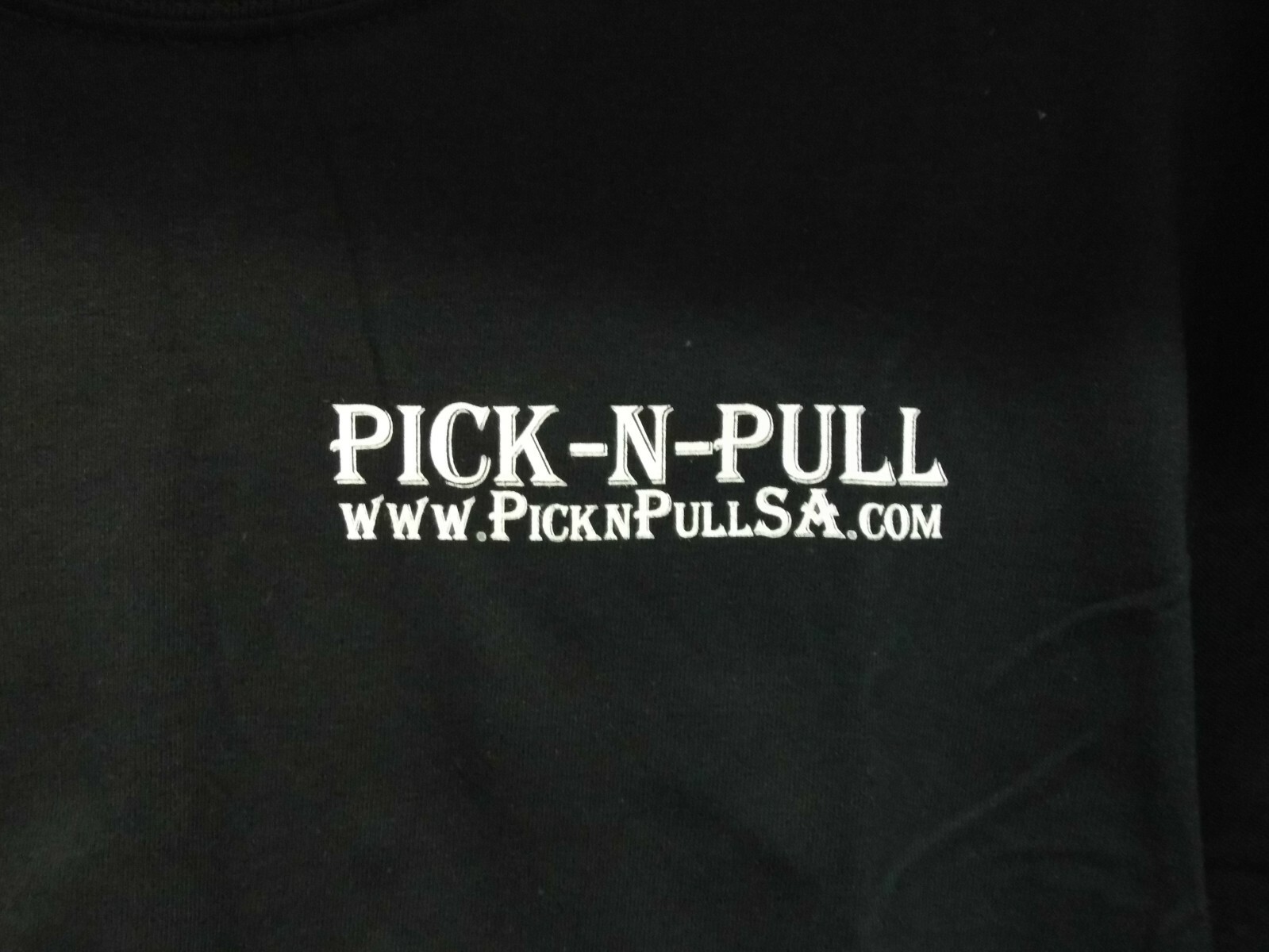 PICK-N-PULL Not A Need But A Necessity Skull And Cross Bones T-Shirt
