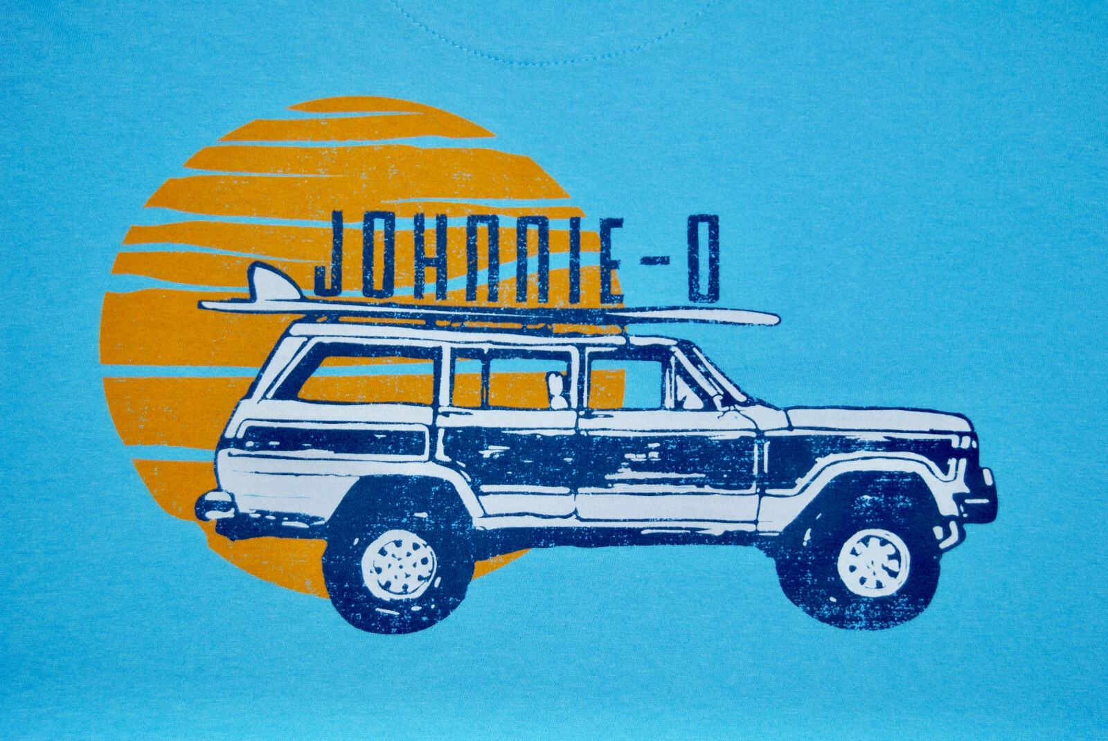 NWT johnnie-O. Men&rsquo;s Maliblu Blue Surf Wagon SS Crew T-Shirt sz M L XL