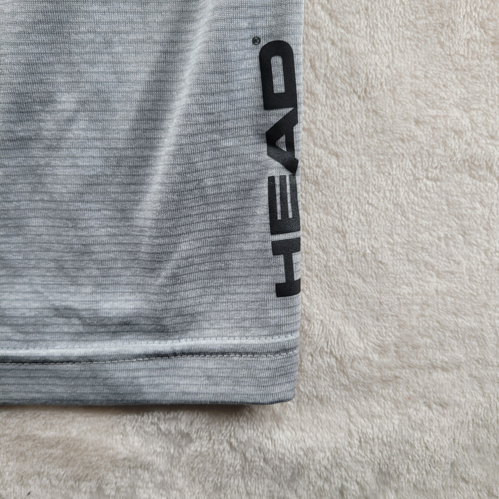 Head Hypertek Men&rsquo;s Size 4XL Solid Gray Tennis Athletic Crew-Neck T-Shirt
