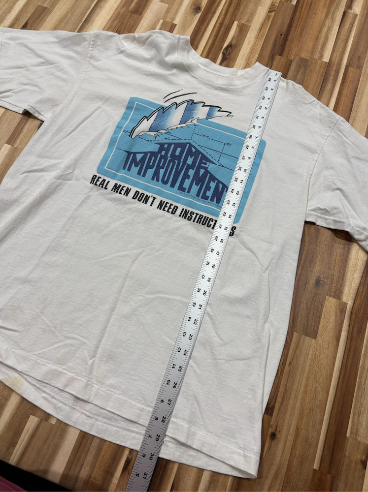 Vintage 90s Home Improvement T Shirt XL Real Men Instructions USA TV Show Tee