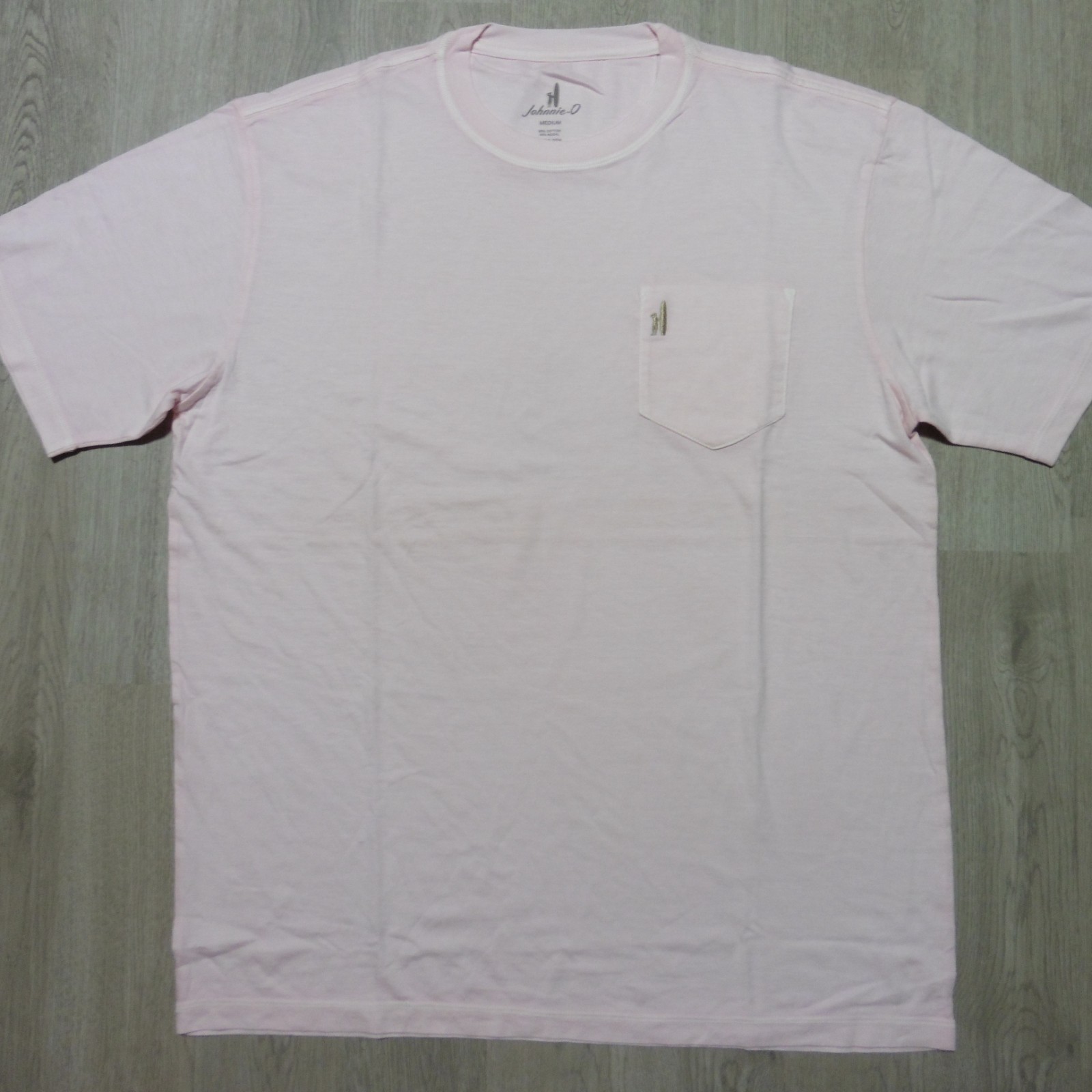 JOHNNIE-O Mens M MEDIUM DALE 2.0 T SHIRT LOLLIPOP PINK GOLD SHORT SLEEVE TEE