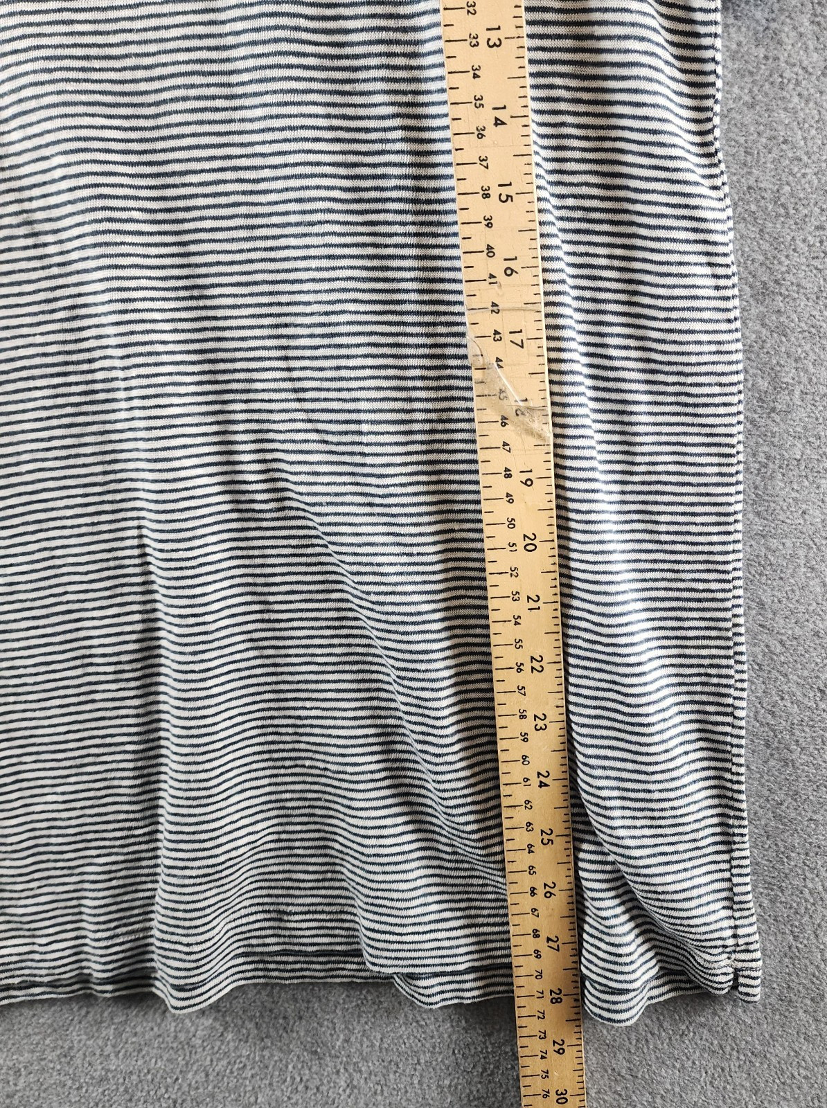 The Men&rsquo;s Store at Bloomingdale&rsquo;s Striped Linen Tee Men&rsquo;s Size Medium Dark Slate