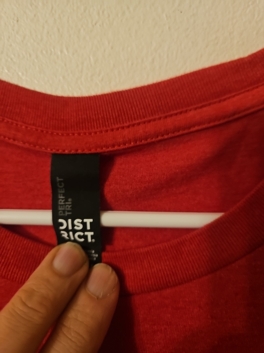 District Red &lsquo;Hit Parade&rsquo; Short Sleeve Men&rsquo;s Tee
