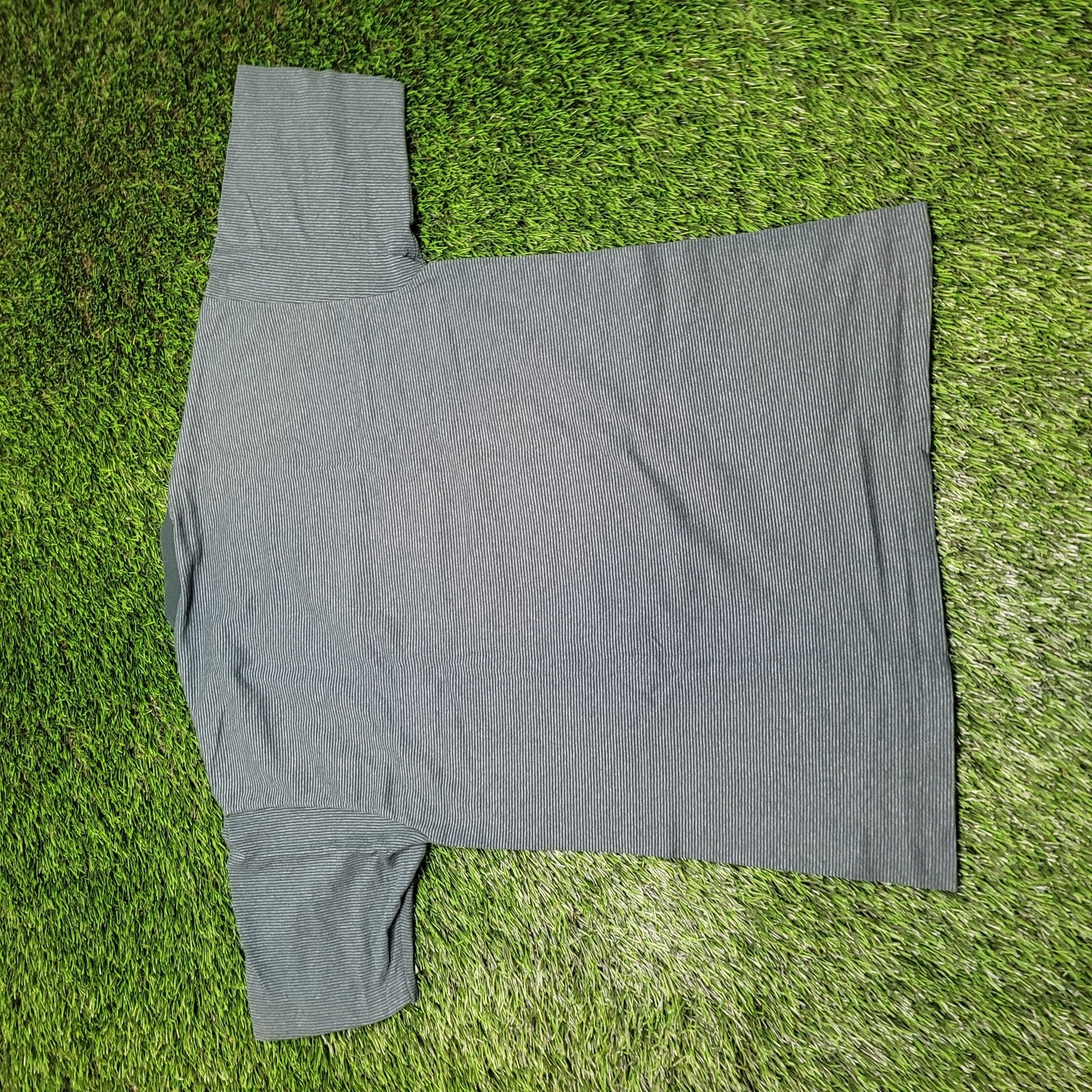 VTG 80s Top Gun Sports Micro-Stripe Ringer Tee Mens M Baseball 50/50