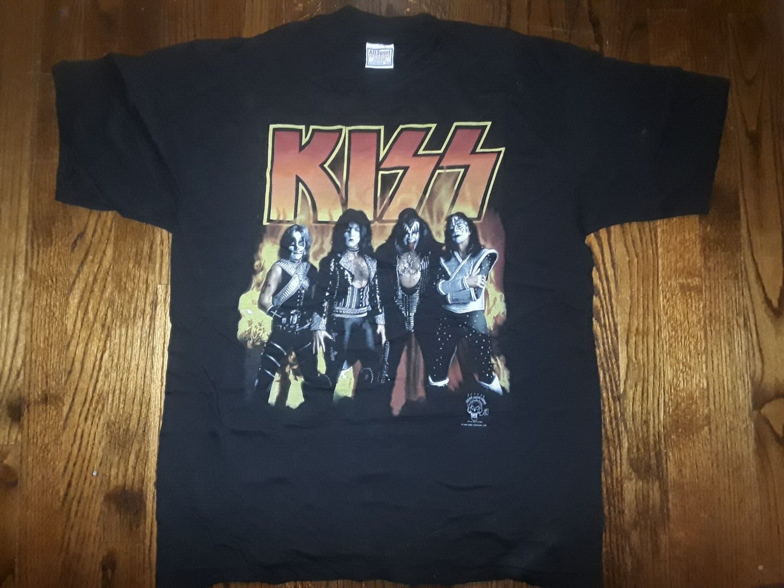 RARE 1996 VINTAGE KISS KIZZ T SHIRT METAL GLAM ROCK NEVER WORN OR WASHED NEW NOS