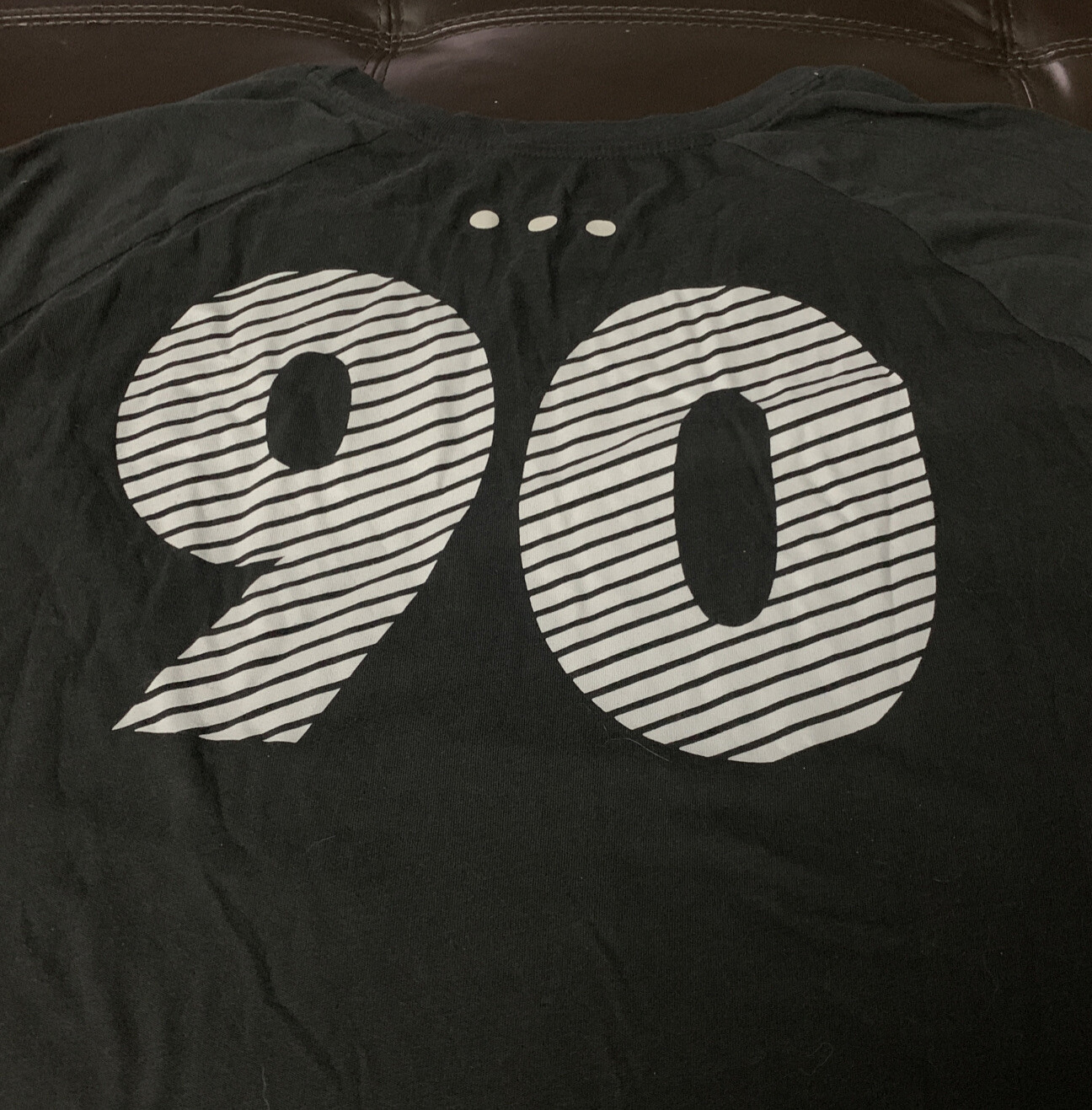 NWT Nike Air Max 90 Reverse Print Logo 1/2 Sleeve T-Shirt Mens Size 3XL Blk DC1