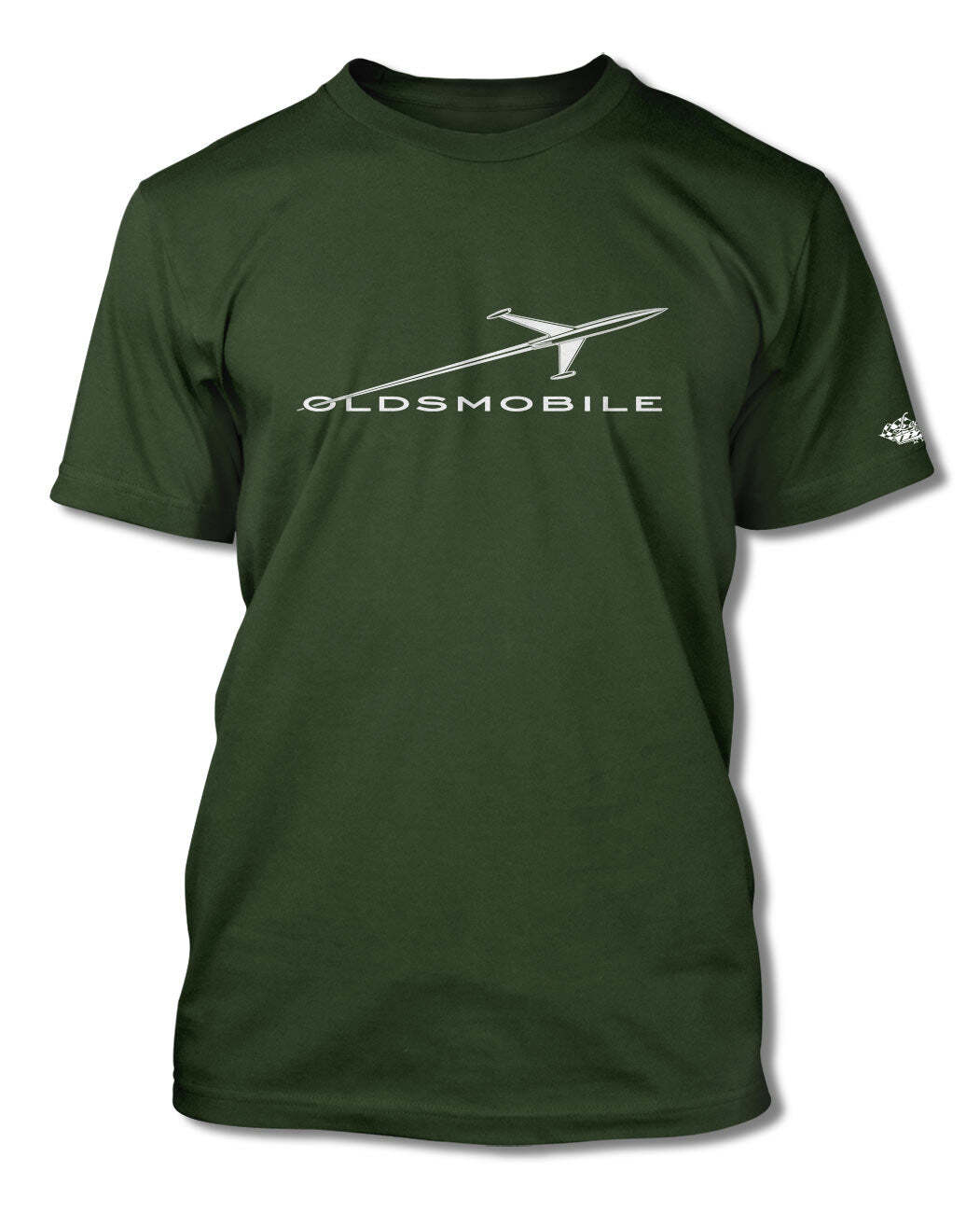 Oldsmobile Rocket Emblem 1956 T-Shirt – Men – 14 Colors – American Cotton