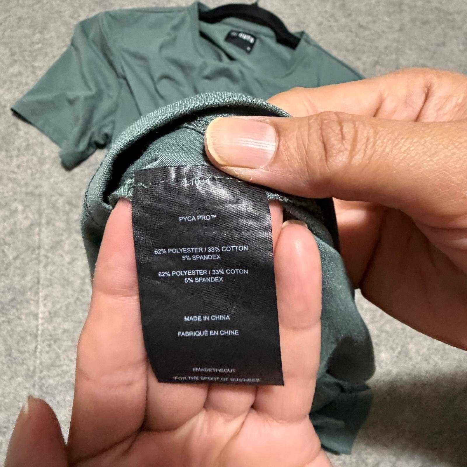 Cuts Clothing Mens Pyca Pro Crew Neck Short Sleeve T-Shirt Sage Green MT10003N M