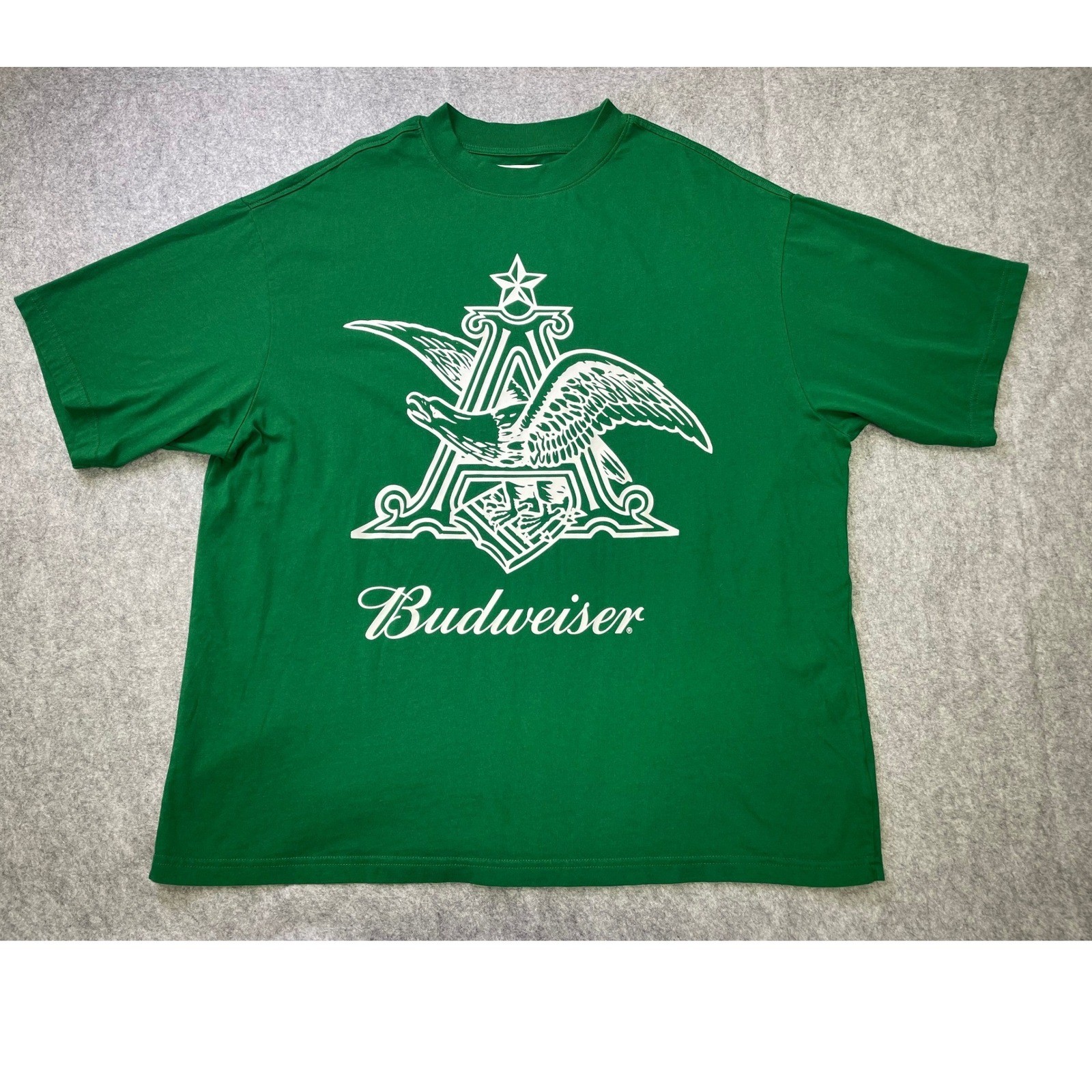 PacSun Budweiser Eagle Logo Graphic T-Shirt Green Mens XL Cotton FIFA 2026