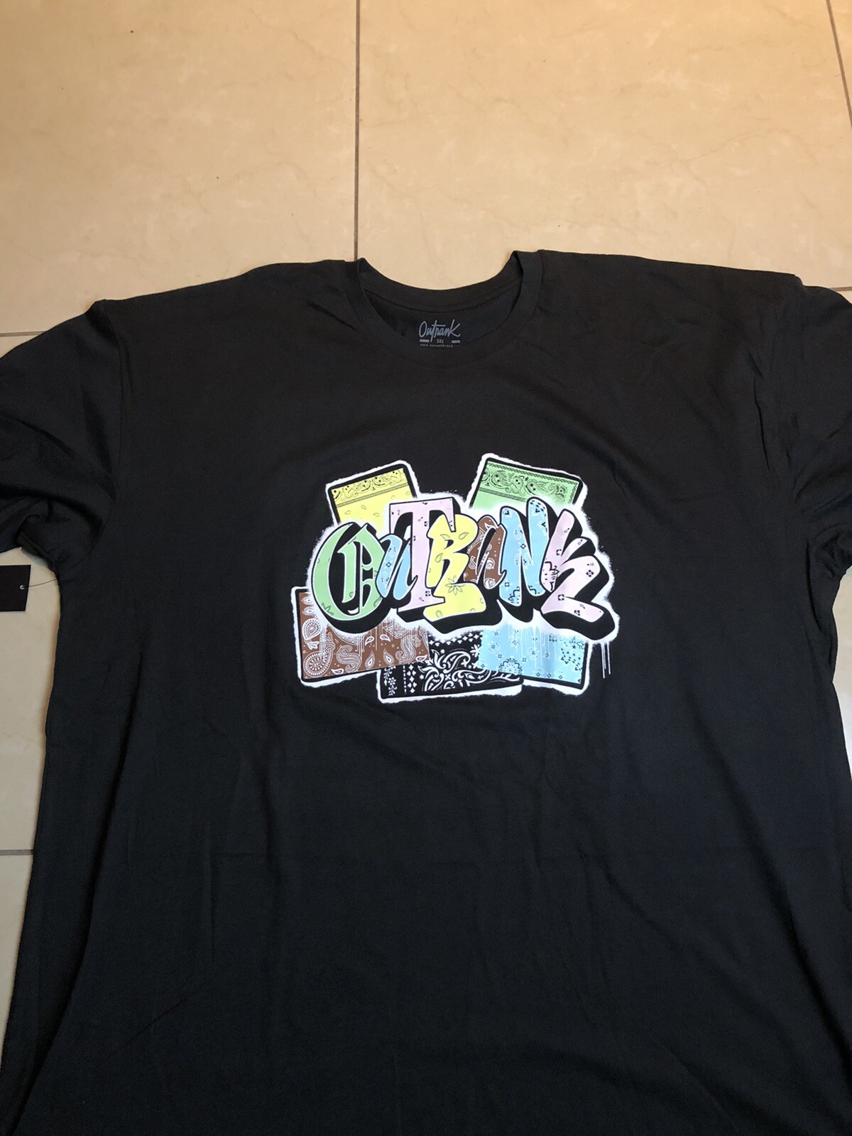 outrank black Shirt Size Xl