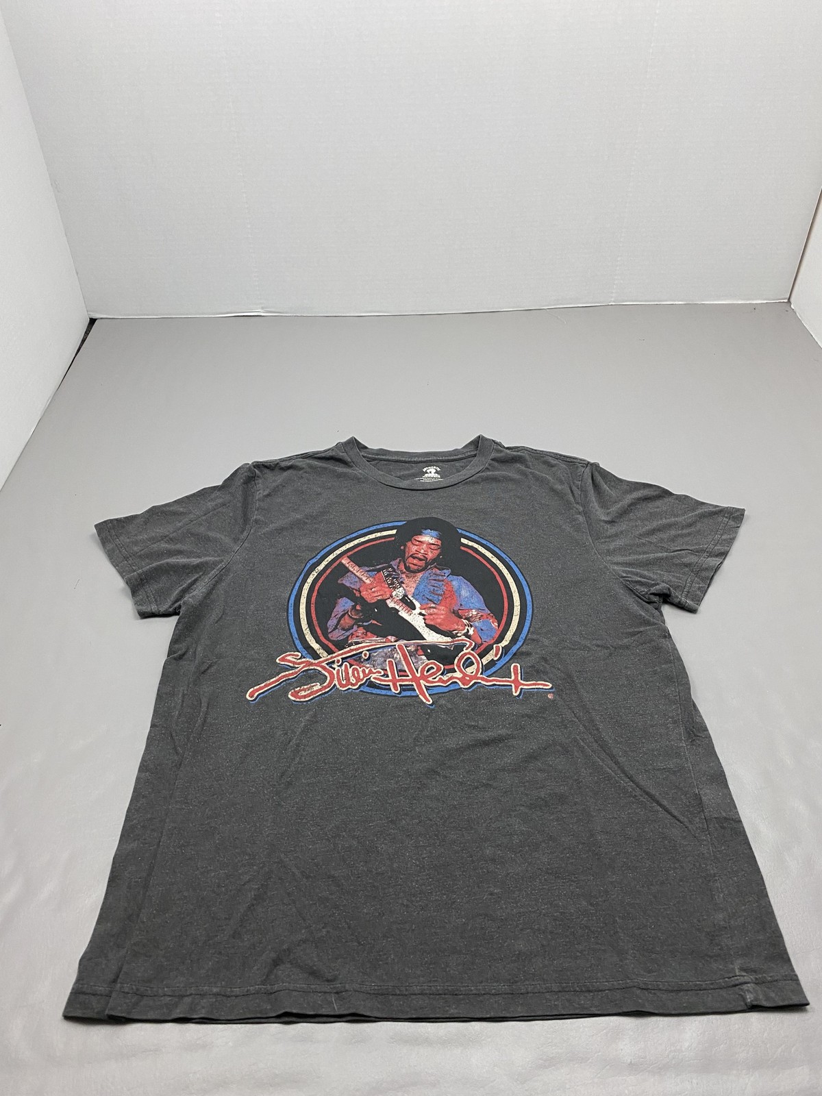 Shirt Mens L Gray Authentic Hendrix Jimi Hendrix 1969 Tour Graphic Tee
