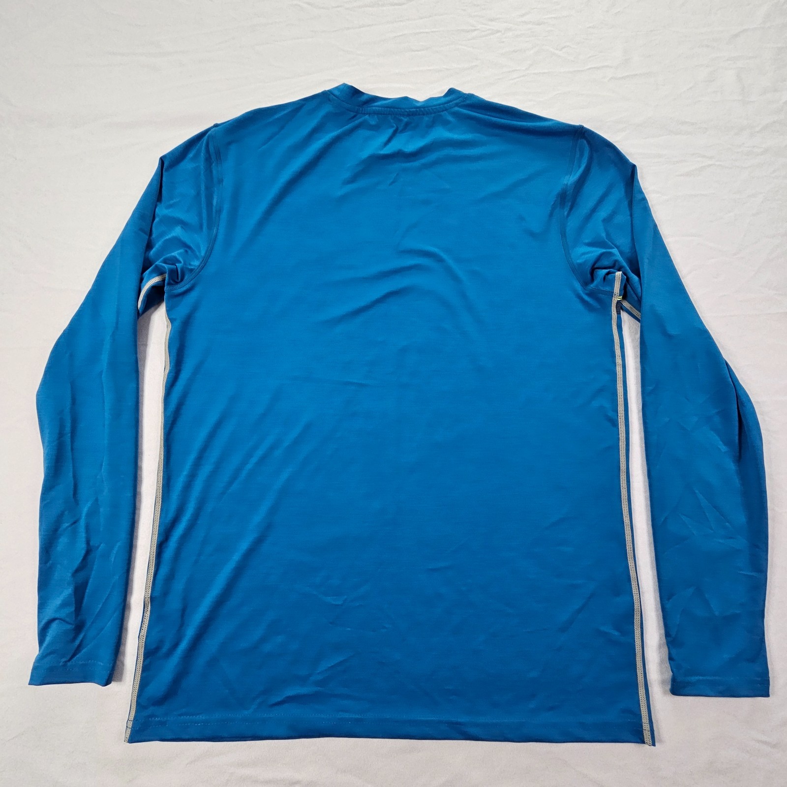 Gerry Blue Long Sleeve Polyester Spandex Performance T-Shirt Men&rsquo;s M