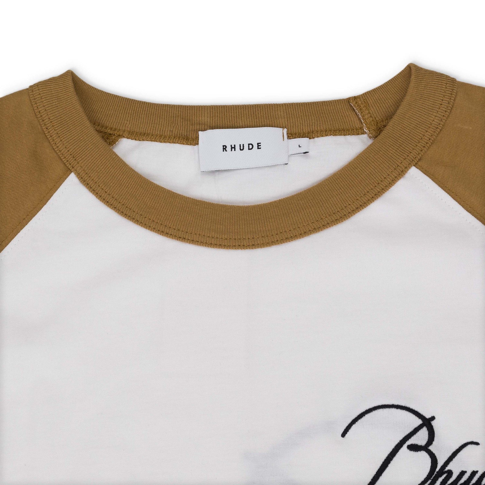 Rhude White / Sand Raglan T-Shirt SIZE M $245