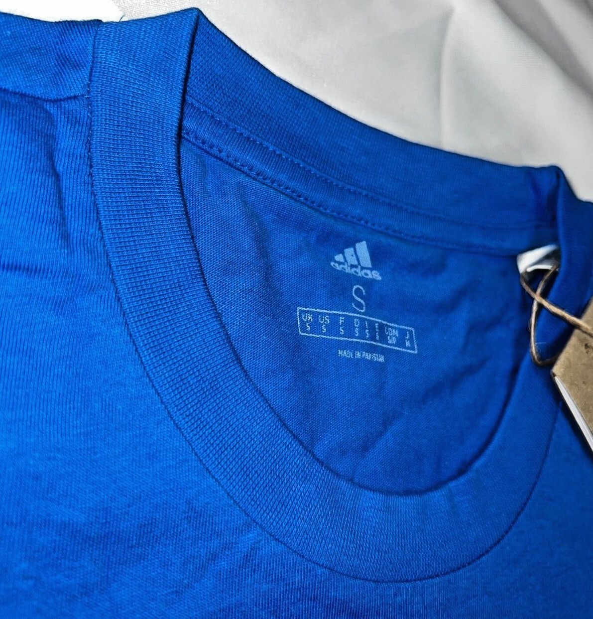 Adidas Training Shirt Team GB Olympic 100% Cotton Blue Men Women XS S M L XL 2XL