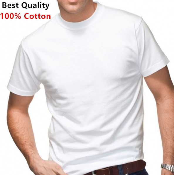 6-Pack Crew-Neck For Men&rsquo;s 100% Cotton Tagless T-Shirt Undershirt Tee White