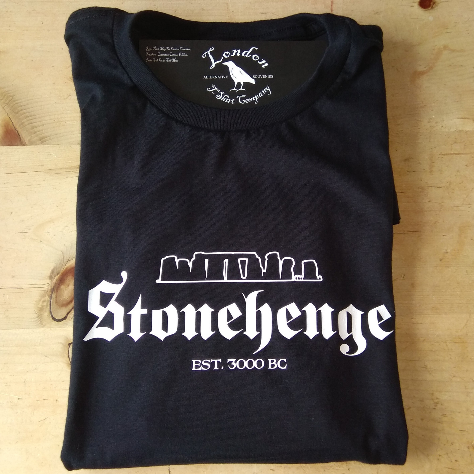 Stonehenge 3000 BC T-Shirt – Megalithic Stones Souvenir, Various Colours