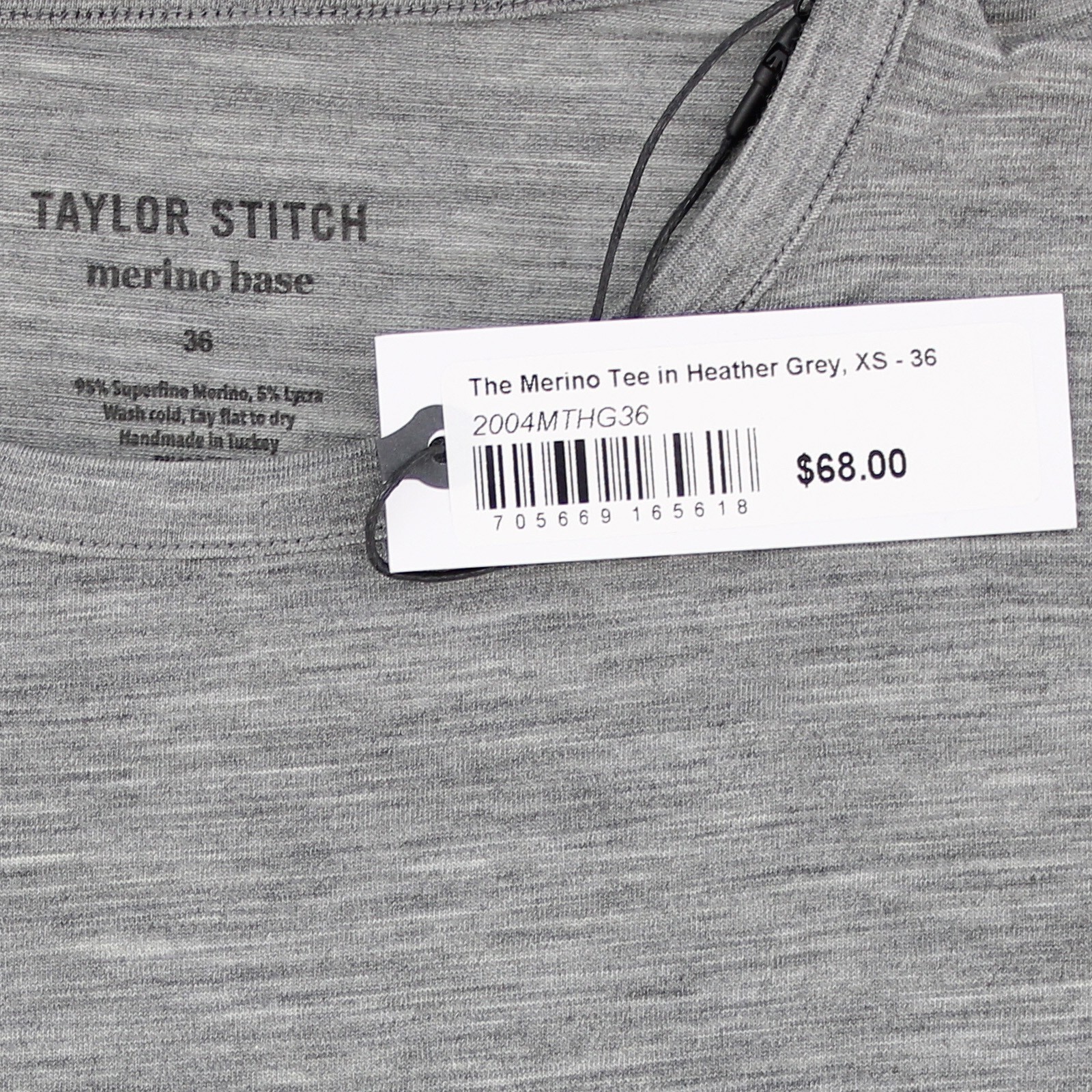 Taylor Stitch Men&rsquo;s Merino Shirt Wool Moisture-Wicking Super Soft T-shirt $68