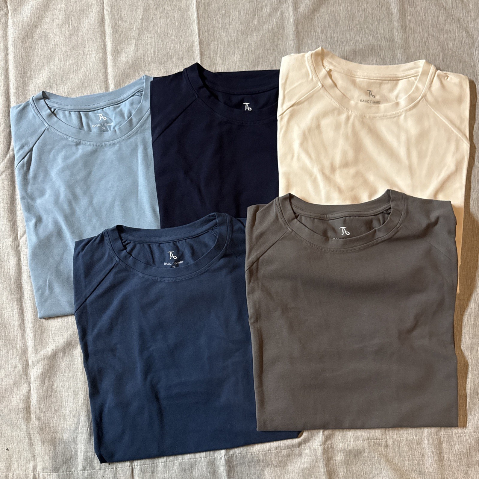 Athletic Fit Short Sleeve Everyday 5 Pack XL Men