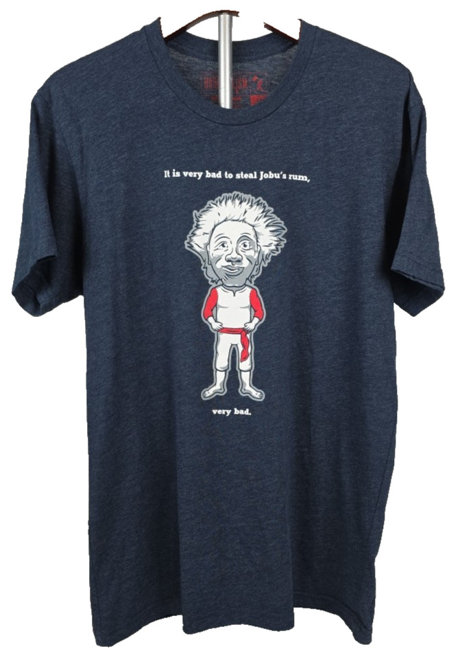 Baseballism x Major League “Jobu” Mens Heather Navy S/S T-Shirt Sz Medium Movie