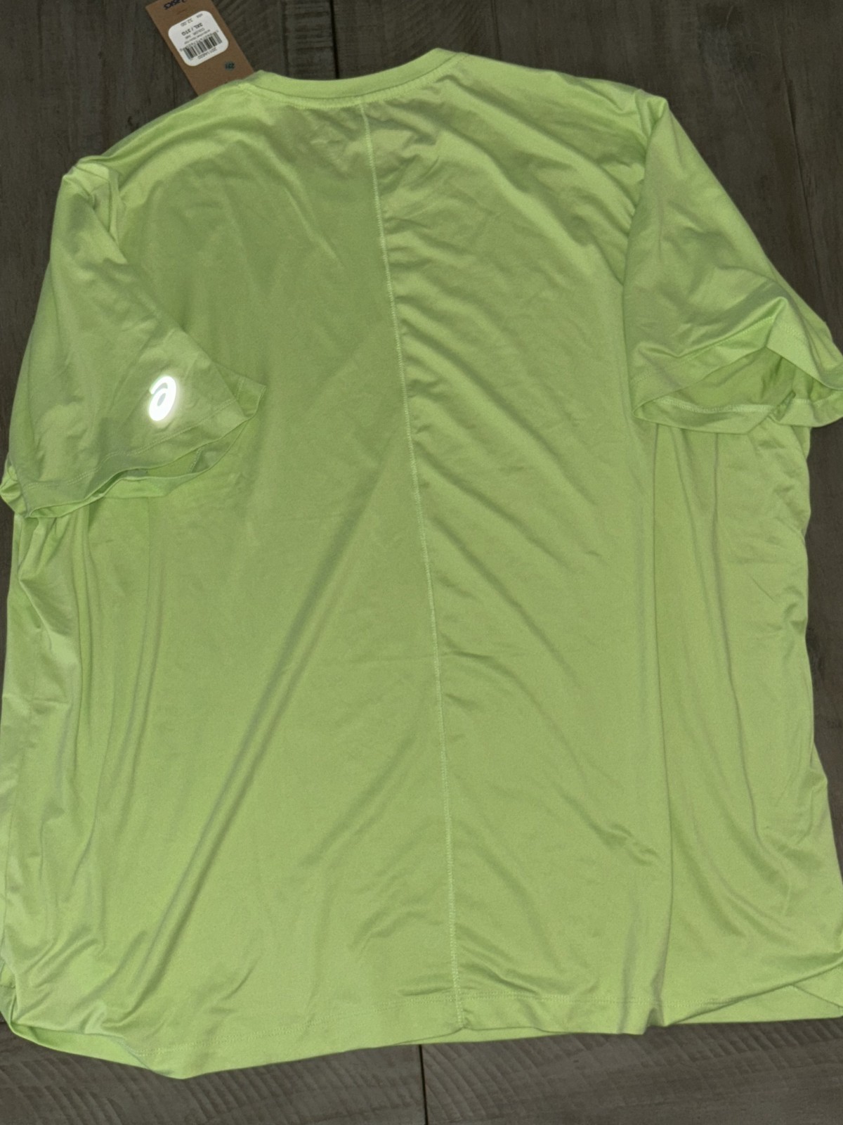 ASICS MEN&rsquo;S SHORT SLEEVE HTHR TECH TOP Lime Green Heather 3XL