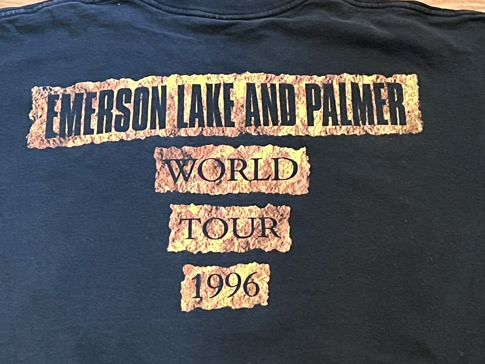 VINTAGE Emerson, Lake, and Palmer 1996 Tour T-Shirt XL Wild Oats