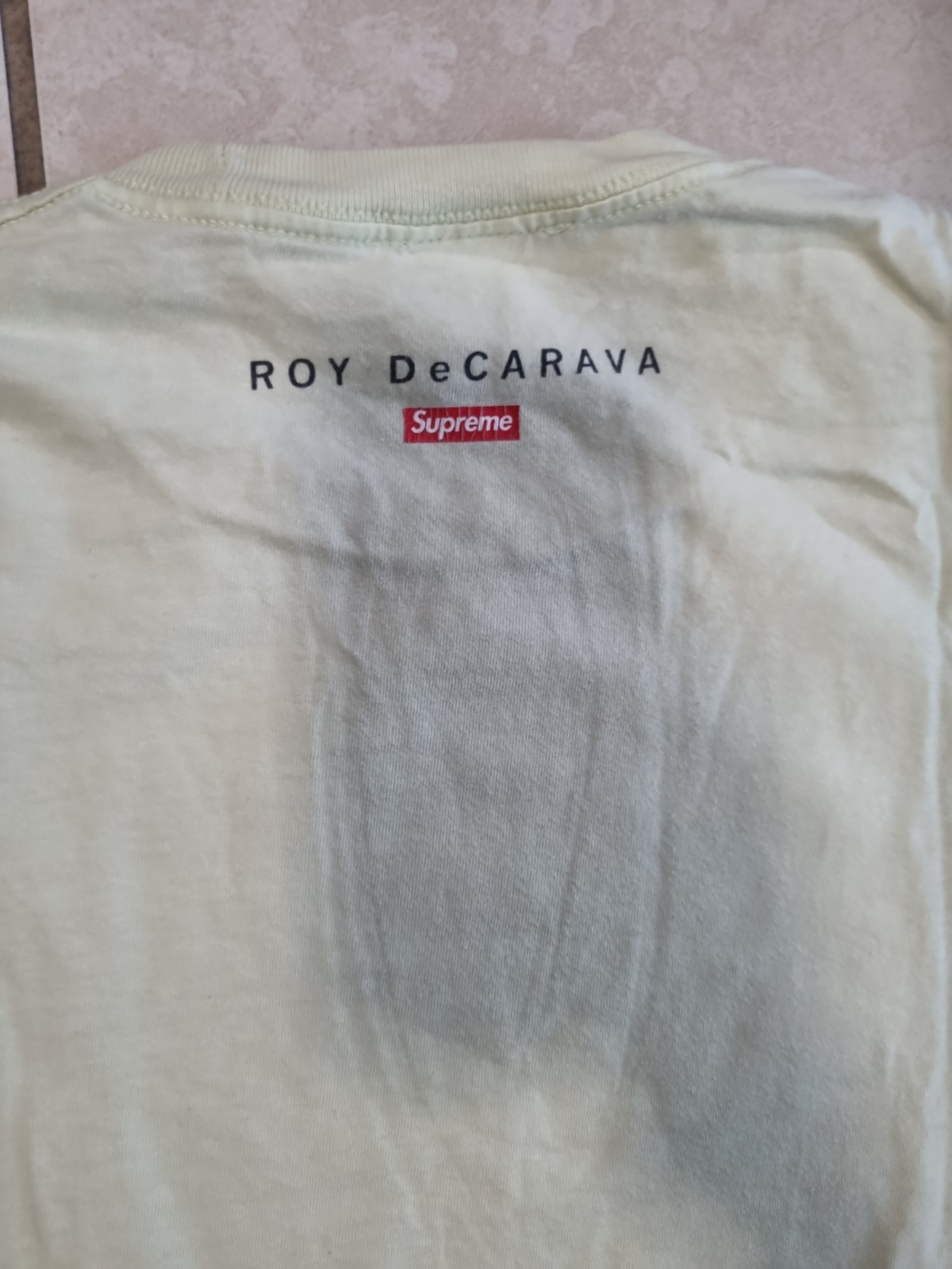 Supreme Roy DeCarava Mississippi Tee SS22 Pale Mint Green Size Medium Very Good
