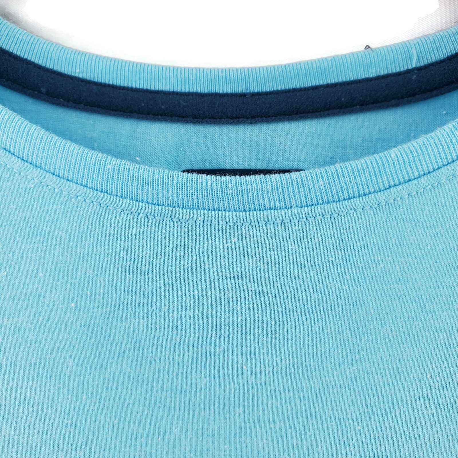 Orvis Shirt Men Large Long Sleeve Pullover Blue Lite Weight