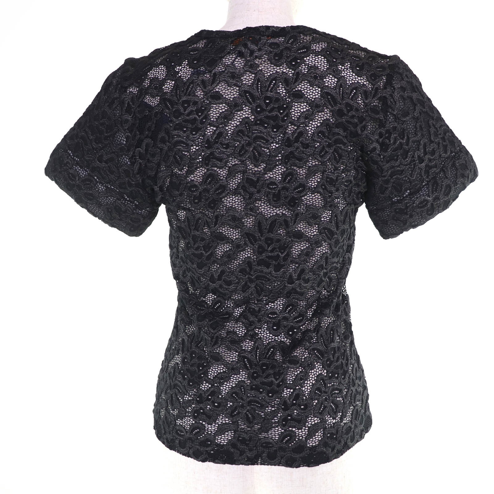 Louis Vuitton Floral Lace Nylon Blend T Shirt – DUTY FREE