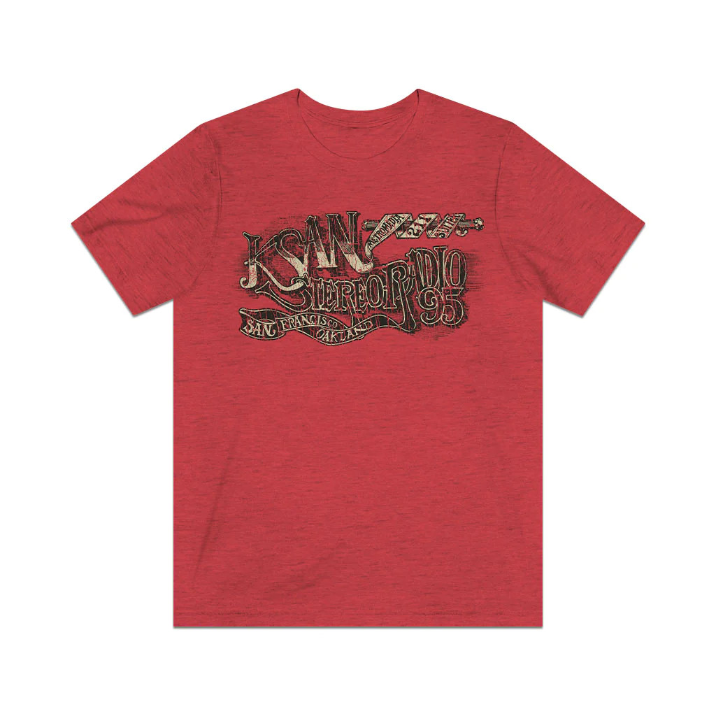 KSAN Stereo Radio 95 1968 Vintage Men&rsquo;s T-Shirt