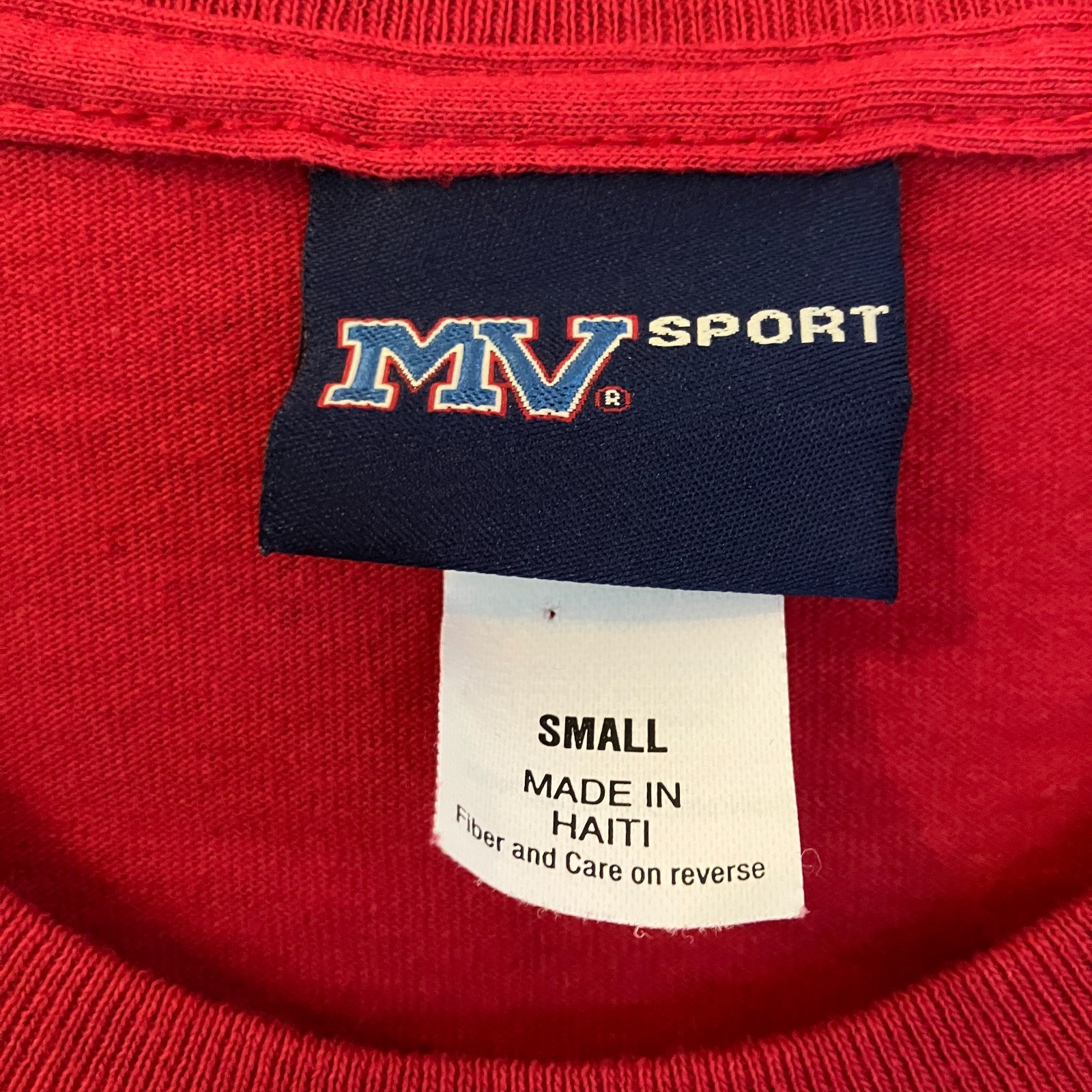 MV Sport Mens Vintage Y2K Stanford University Tee T-Shirt Size Small Red SP EXC