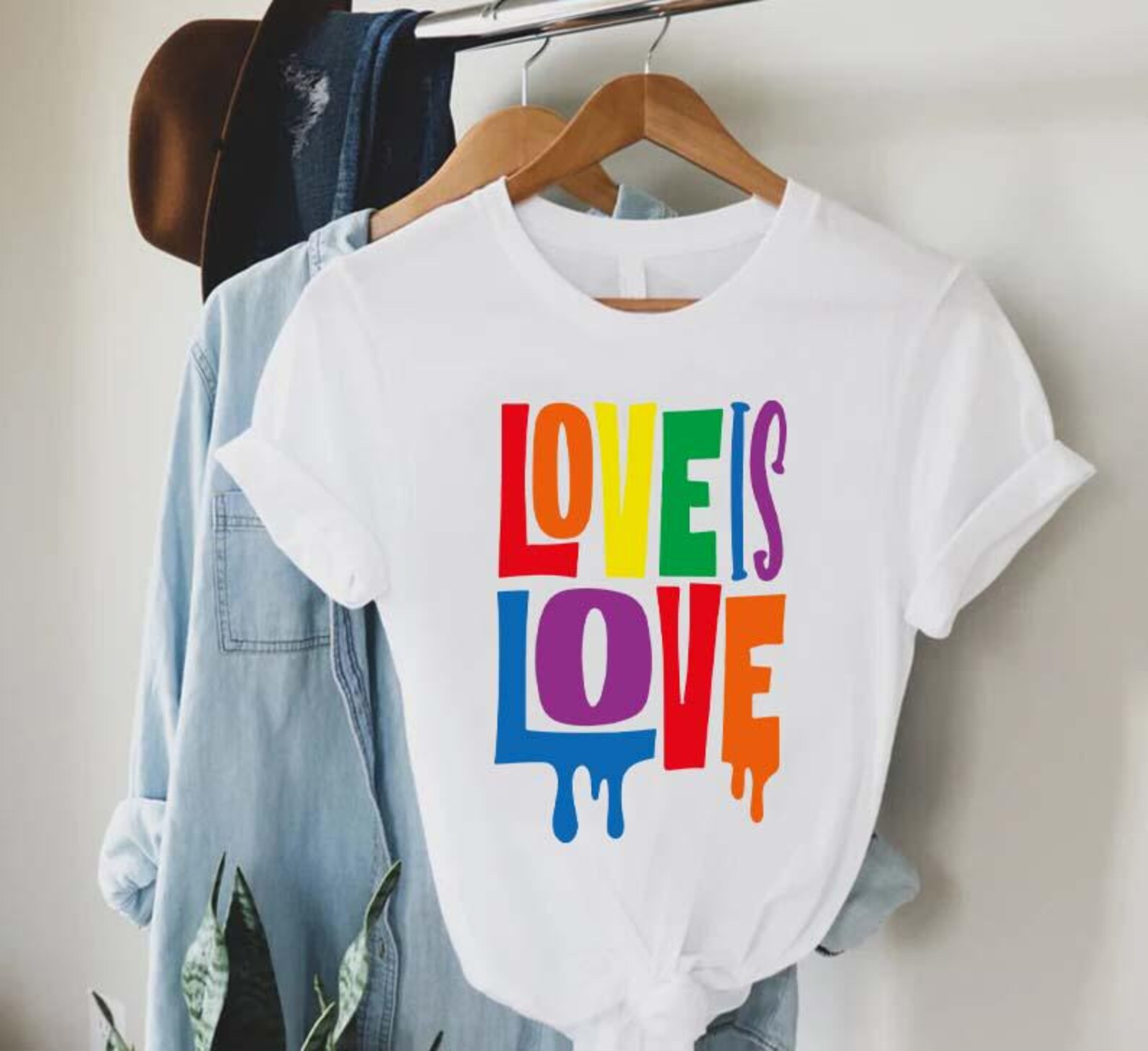 Love Is Love Rainbow Pride Shirt – LGBTQ Equality Tee