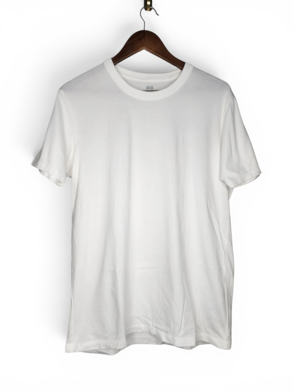 Uniqlo Supima Cotton Crew Neck Short Sleeve Tee in White Size M 404136