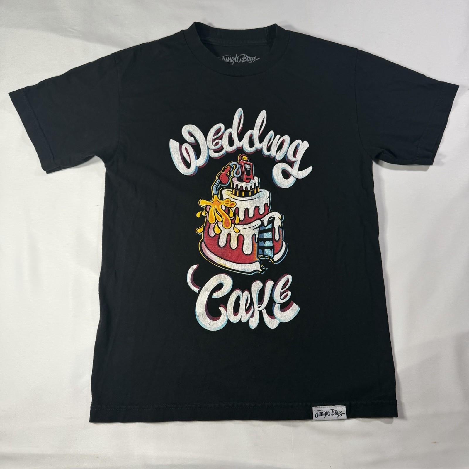 Jungle boys Black T-Shirt Wedding Cake Strain Size Small